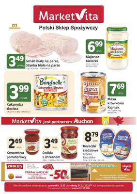 Marketvita - gazetka promocyjna Gazetka  do soboty 21.03