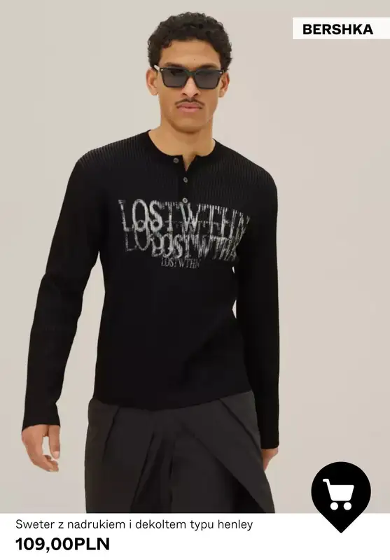 Bershka - gazetka promocyjna NOWOŚCI męskie od soboty 14.03  - strona 2