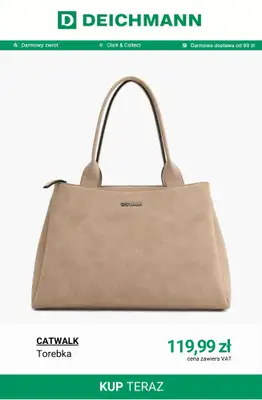 Deichmann - gazetka promocyjna Torebki damskie od soboty 14.03  - strona 6