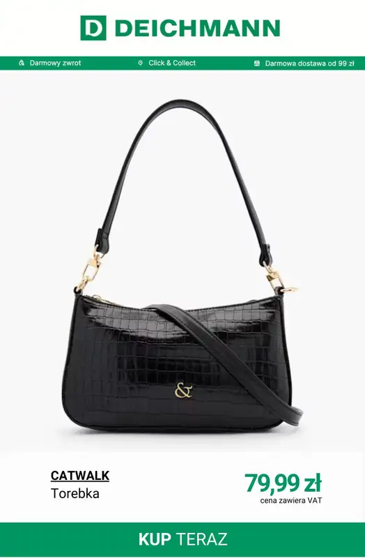 Deichmann - gazetka promocyjna Torebki damskie od soboty 14.03  - strona 5