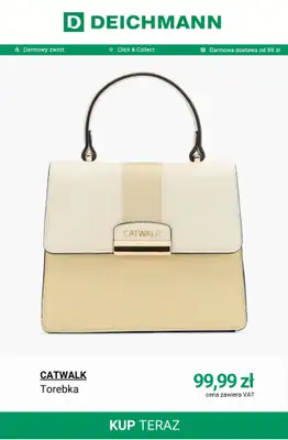 Deichmann - gazetka promocyjna Torebki damskie od soboty 14.03  - strona 8