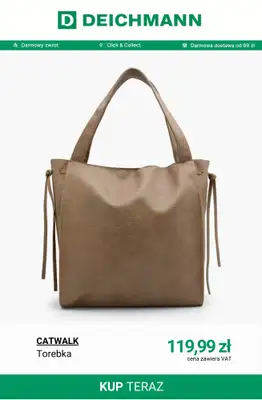 Deichmann - gazetka promocyjna Torebki damskie od soboty 14.03  - strona 7