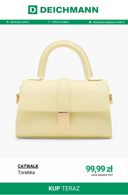 Deichmann - gazetka promocyjna Torebki damskie od soboty 14.03  - strona 13