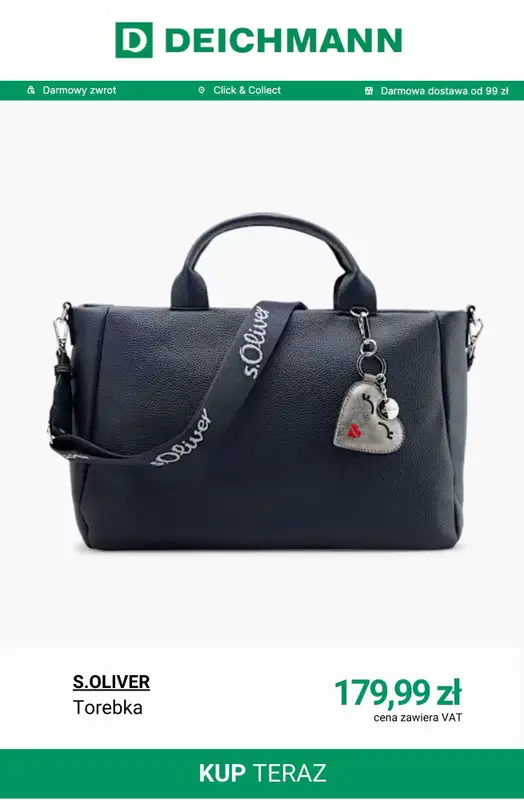 Deichmann - gazetka promocyjna Torebki damskie od soboty 14.03  - strona 11