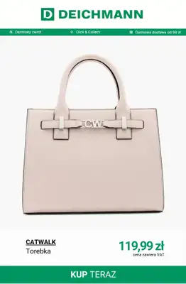 Deichmann - gazetka promocyjna Torebki damskie od soboty 14.03  - strona 10
