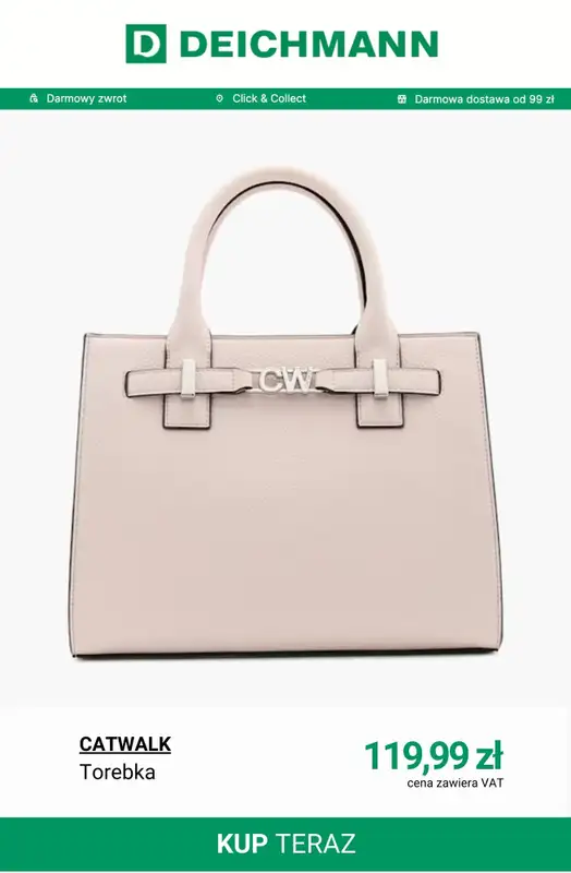 Deichmann - gazetka promocyjna Torebki damskie od soboty 14.03  - strona 10