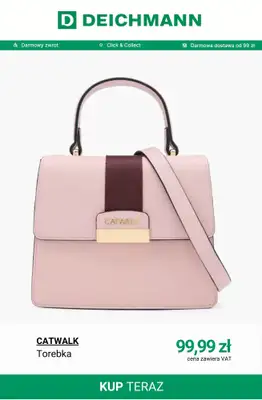 Deichmann - gazetka promocyjna Torebki damskie od soboty 14.03  - strona 3