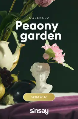 Sinsay - gazetka promocyjna Kolekcja Peony Garden od soboty 14.03 do piątku 20.03