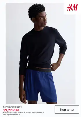 H&M - gazetka promocyjna Do -50% wyprzedaż - odzież męska od soboty 14.03  - strona 3