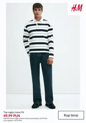 H&M - gazetka promocyjna Do -50% wyprzedaż - odzież męska od soboty 14.03  - strona 9