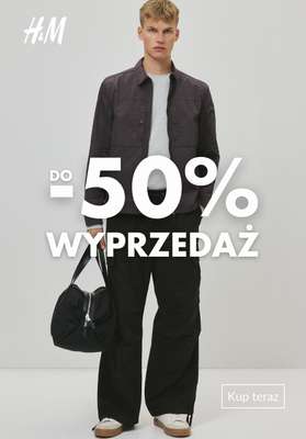H&M - gazetka promocyjna Do -50% wyprzedaż - odzież męska od soboty 14.03 