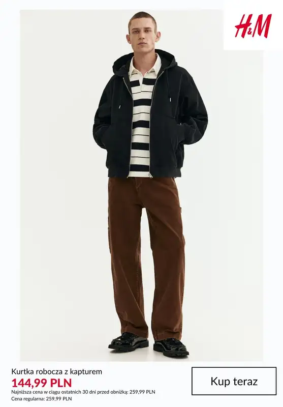 H&M - gazetka promocyjna Do -50% wyprzedaż - odzież męska od soboty 14.03  - strona 5