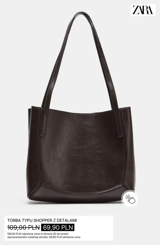 Zara - gazetka promocyjna Modne torebki na wiosnę od soboty 14.03  - strona 8