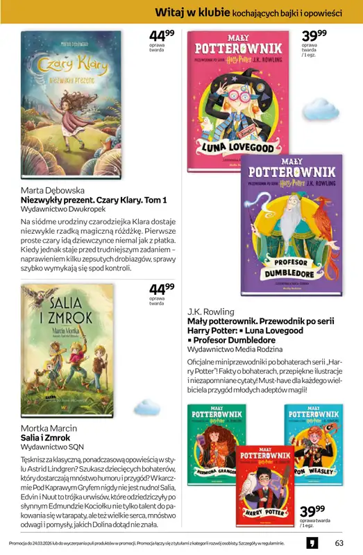 Empik - gazetka promocyjna Tom kultury: książki od środy 11.03 do wtorku 24.03 - strona 63