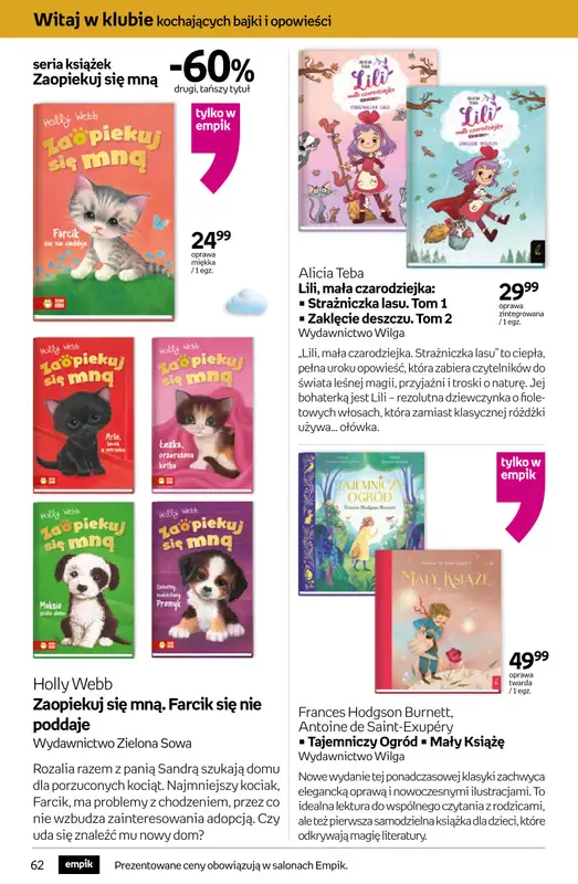 Empik - gazetka promocyjna Tom kultury: książki od środy 11.03 do wtorku 24.03 - strona 62