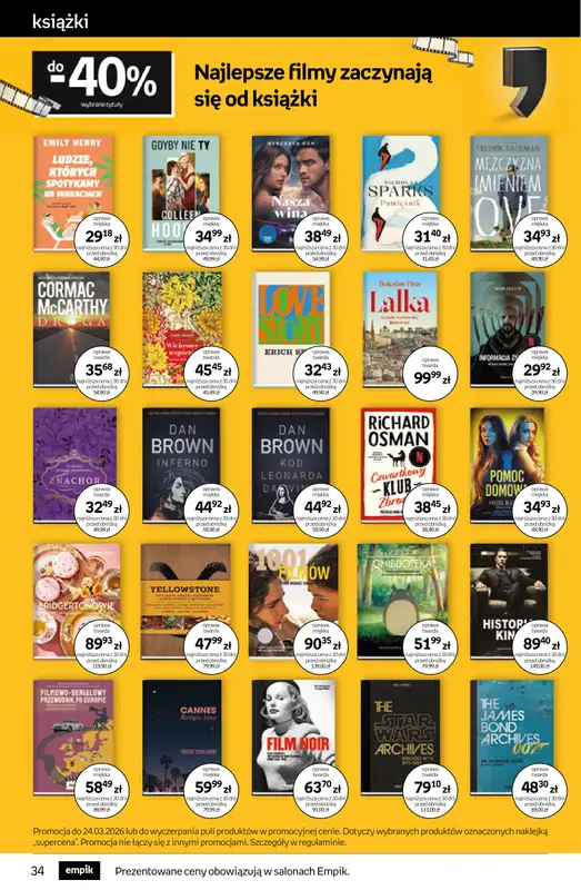 Empik - gazetka promocyjna Tom kultury: książki od środy 11.03 do wtorku 24.03 - strona 34