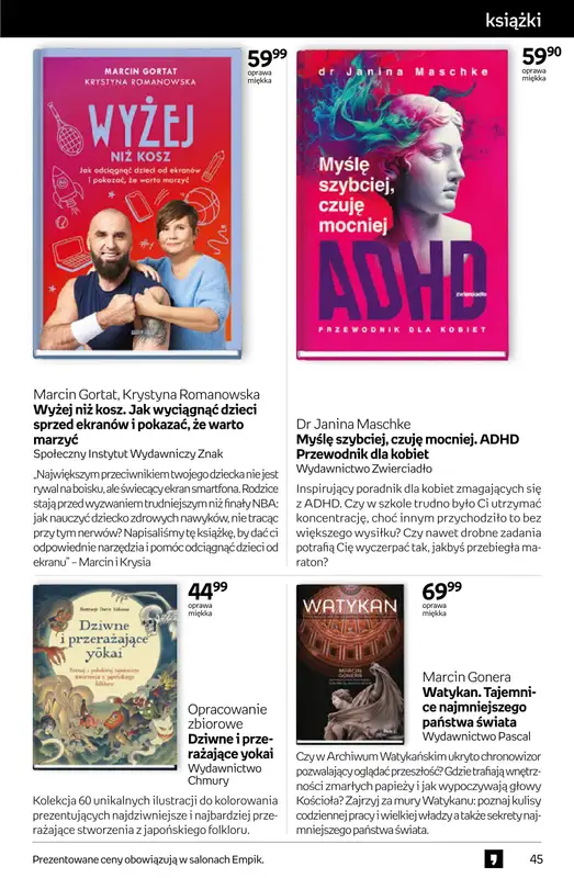 Empik - gazetka promocyjna Tom kultury: książki od środy 11.03 do wtorku 24.03 - strona 45