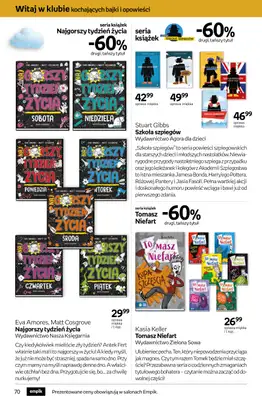 Empik - gazetka promocyjna Tom kultury: książki od środy 11.03 do wtorku 24.03 - strona 70
