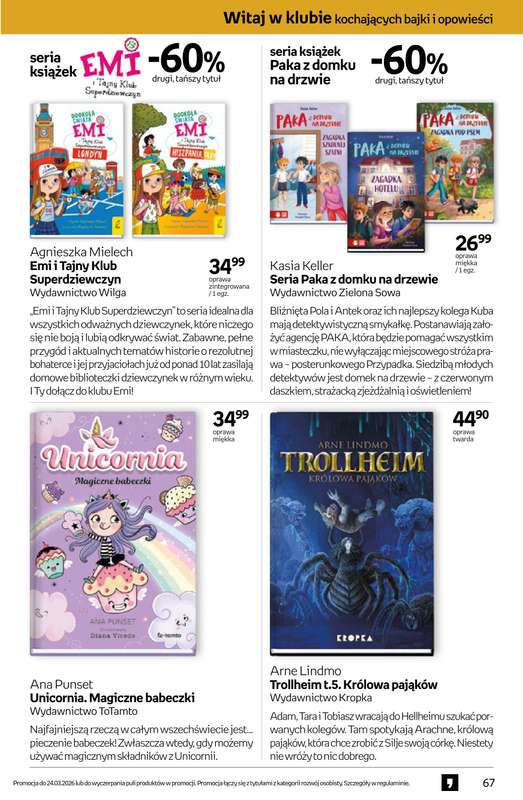 Empik - gazetka promocyjna Tom kultury: książki od środy 11.03 do wtorku 24.03 - strona 67