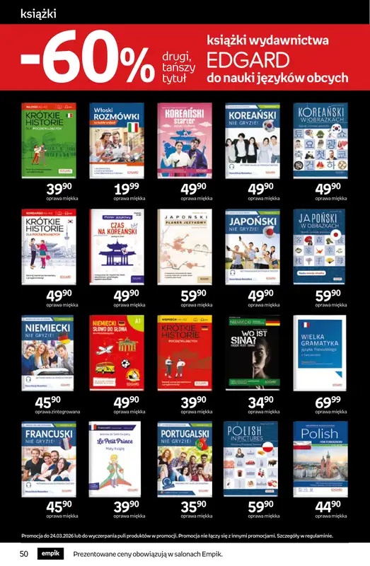 Empik - gazetka promocyjna Tom kultury: książki od środy 11.03 do wtorku 24.03 - strona 50