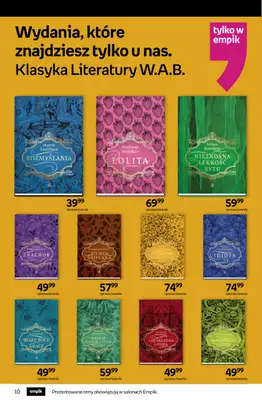 Empik - gazetka promocyjna Tom kultury: książki od środy 11.03 do wtorku 24.03 - strona 10