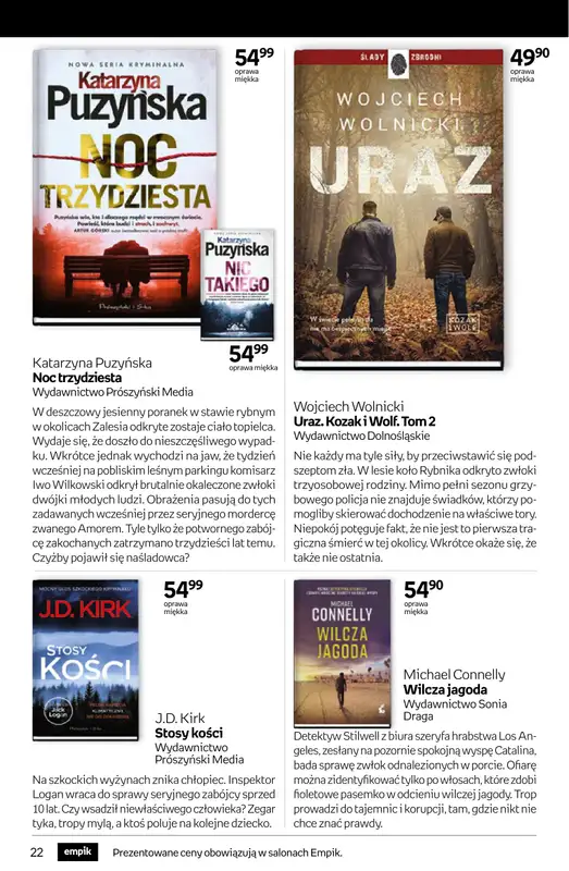 Empik - gazetka promocyjna Tom kultury: książki od środy 11.03 do wtorku 24.03 - strona 22