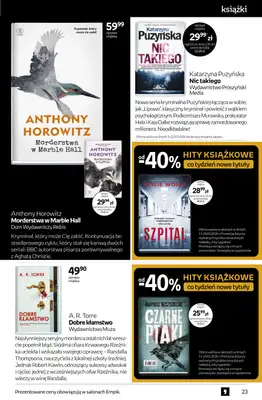 Empik - gazetka promocyjna Tom kultury: książki od środy 11.03 do wtorku 24.03 - strona 23