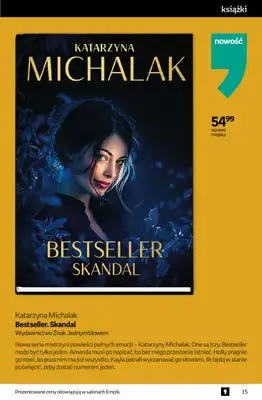 Empik - gazetka promocyjna Tom kultury: książki od środy 11.03 do wtorku 24.03 - strona 15