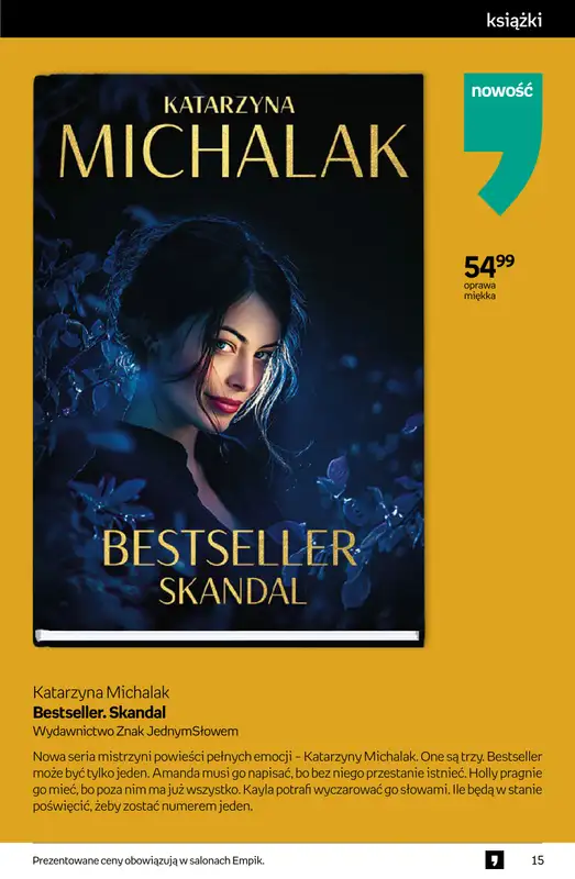 Empik - gazetka promocyjna Tom kultury: książki od środy 11.03 do wtorku 24.03 - strona 15