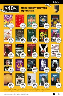 Empik - gazetka promocyjna Tom kultury: książki od środy 11.03 do wtorku 24.03 - strona 33