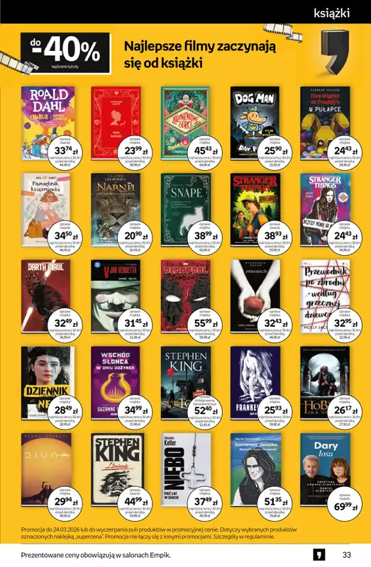 Empik - gazetka promocyjna Tom kultury: książki od środy 11.03 do wtorku 24.03 - strona 33