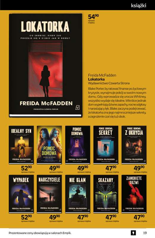 Empik - gazetka promocyjna Tom kultury: książki od środy 11.03 do wtorku 24.03 - strona 19
