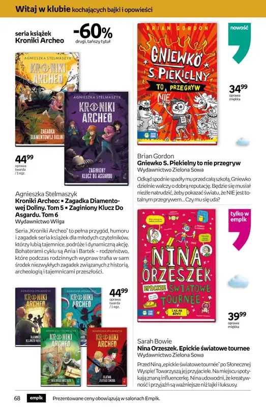Empik - gazetka promocyjna Tom kultury: książki od środy 11.03 do wtorku 24.03 - strona 68