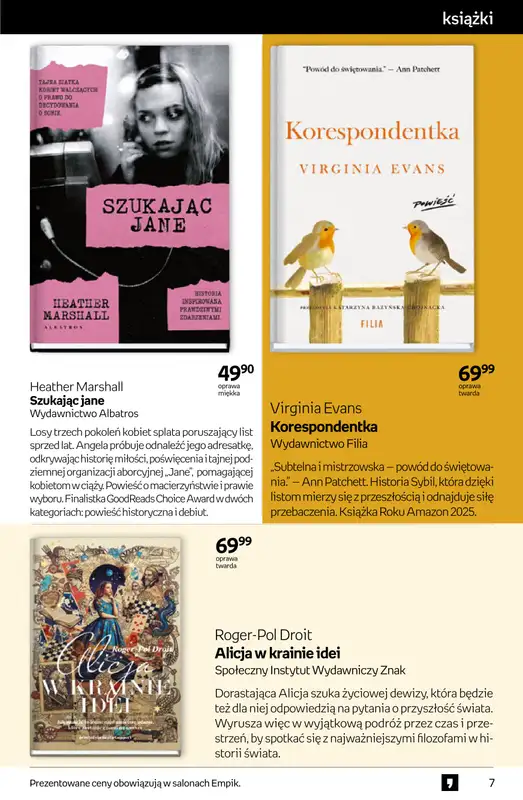 Empik - gazetka promocyjna Tom kultury: książki od środy 11.03 do wtorku 24.03 - strona 7