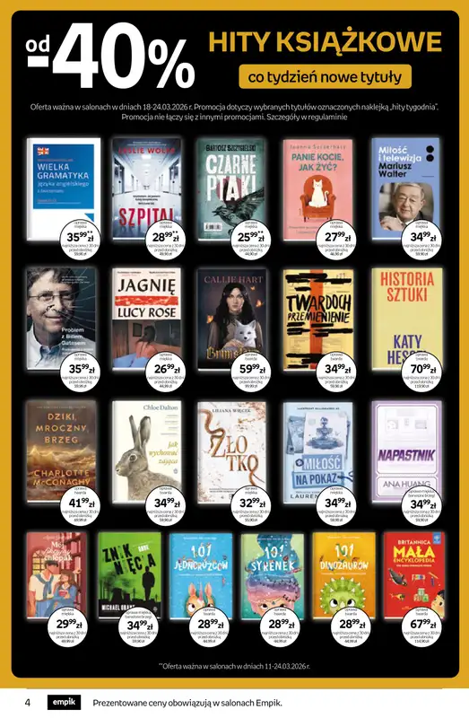 Empik - gazetka promocyjna Tom kultury: książki od środy 11.03 do wtorku 24.03 - strona 4