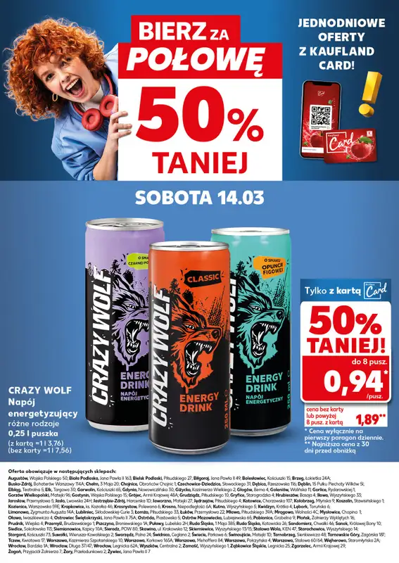 Kaufland - gazetka promocyjna Oferta Kaufland - SUPER SOBOTA od soboty 14.03 do soboty 14.03 - strona 32