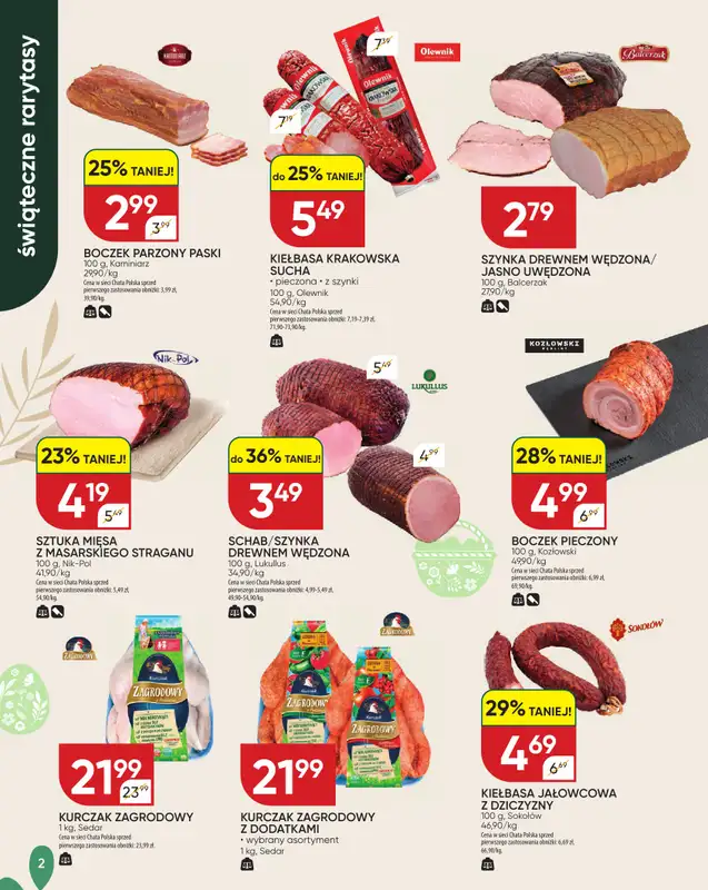 Chata Polska - gazetka promocyjna Katalog Wielkanoc  do soboty 04.04 - strona 2