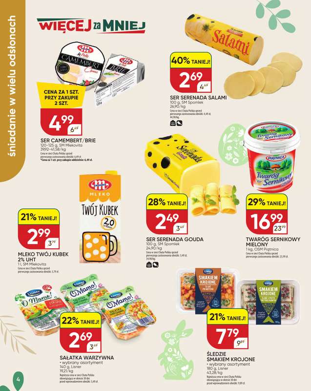 Chata Polska - gazetka promocyjna Katalog Wielkanoc  do soboty 04.04 - strona 4