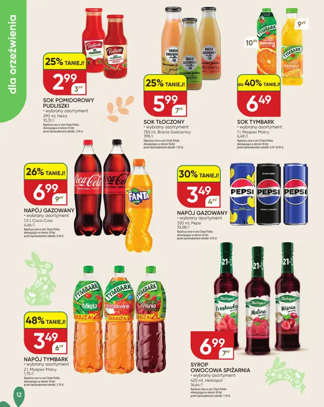 Chata Polska - gazetka promocyjna Katalog Wielkanoc  do soboty 04.04 - strona 12