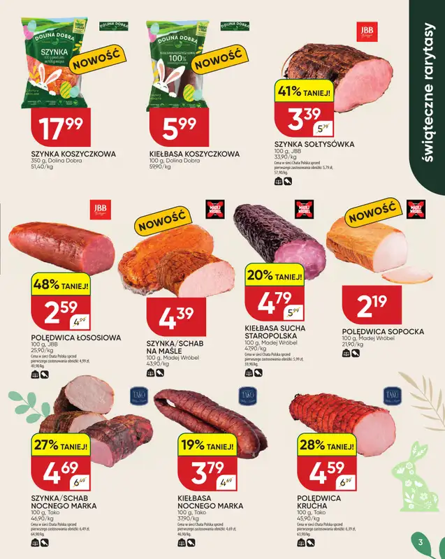 Chata Polska - gazetka promocyjna Katalog Wielkanoc  do soboty 04.04 - strona 3