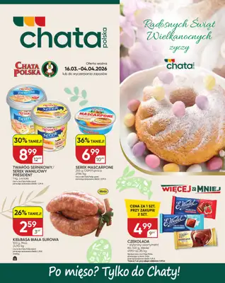 Chata Polska - gazetka promocyjna Katalog Wielkanoc  do soboty 04.04