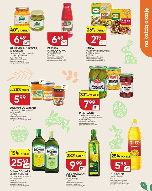 Chata Polska - gazetka promocyjna Katalog Wielkanoc  do soboty 04.04 - strona 7