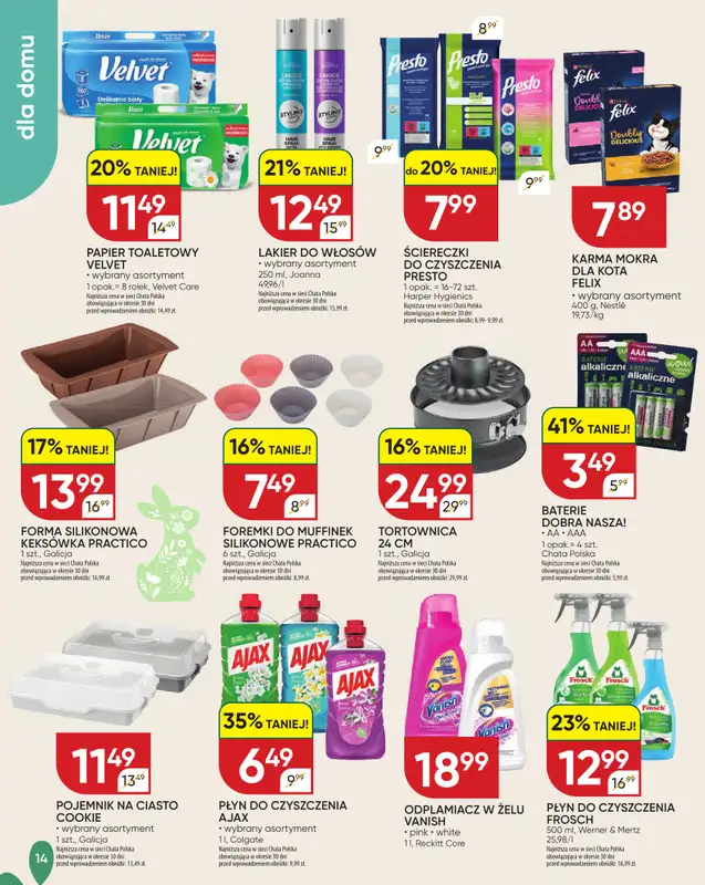 Chata Polska - gazetka promocyjna Katalog Wielkanoc  do soboty 04.04 - strona 14