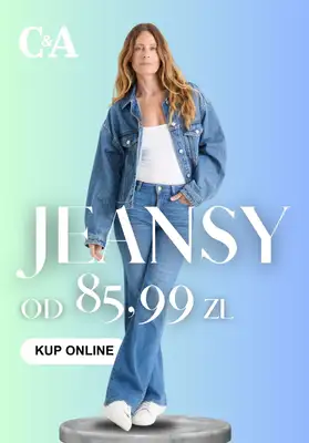 C&A - gazetka promocyjna Jeansy damskie od 85,99 zł od soboty 14.03 