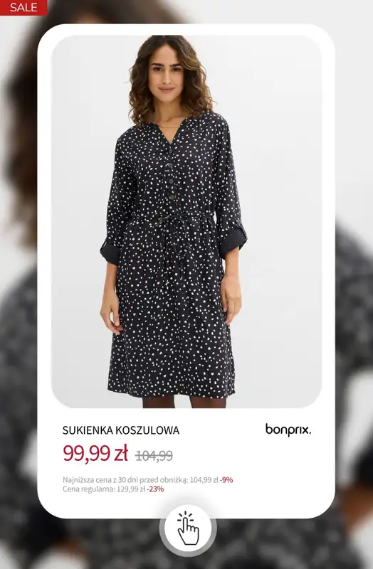 bonprix - gazetka promocyjna Poczuj wiosnę - sukienki od 32,99 zł od piątku 13.03 do środy 18.03 - strona 15