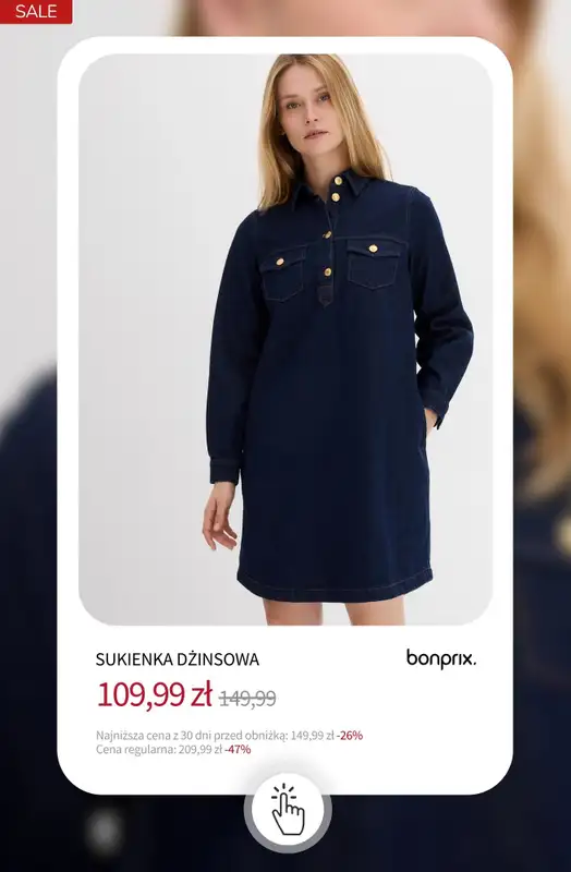 bonprix - gazetka promocyjna Poczuj wiosnę - sukienki od 32,99 zł od piątku 13.03 do środy 18.03 - strona 17