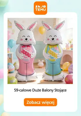 Temu - gazetka promocyjna Ozdoby wielkanocne od piątku 13.03  - strona 5