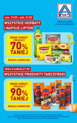 Aldi - gazetka promocyjna Wybrane produkty w super cenach Aldi! od czwartku 19.03 do soboty 21.03