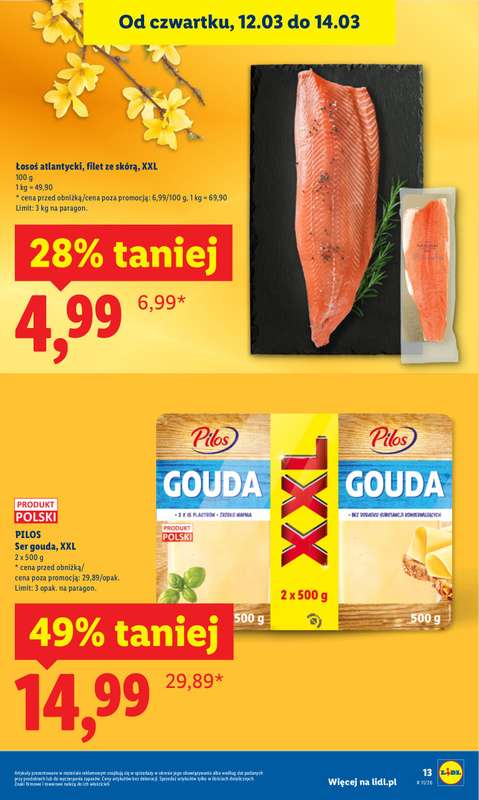 Lidl - gazetka promocyjna Oferta od czwartku od czwartku 12.03 do soboty 14.03 - strona 13