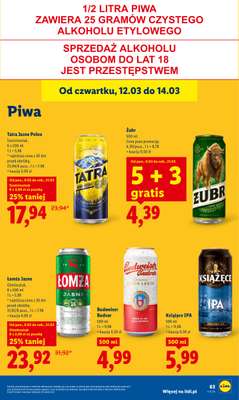 Lidl - gazetka promocyjna Oferta od czwartku od czwartku 12.03 do soboty 14.03 - strona 65